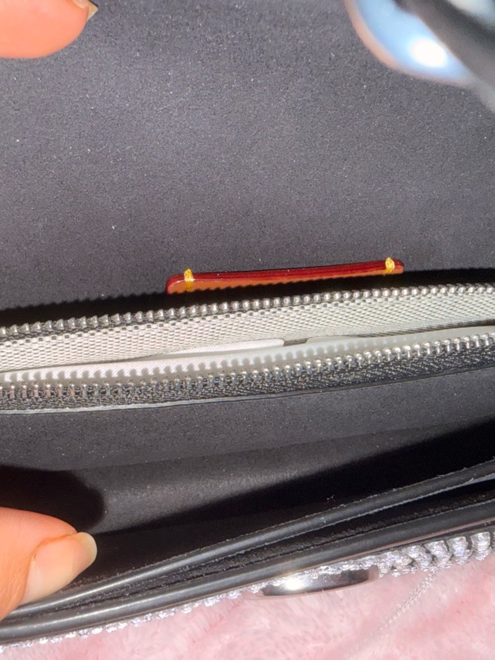 Black Rhinestone Coach Tabby - Picture 5 of 6